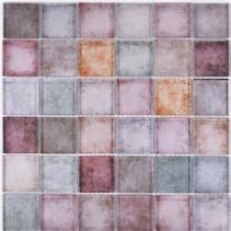 PASTEL ROSE design mozaik üveg csempe