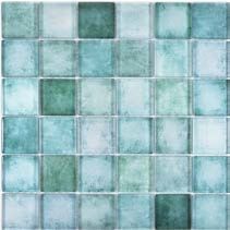 PASTEL JUNGLE design mozaik üveg csempe