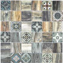 OLDFLOOR 04 design mozaik üveg csempe