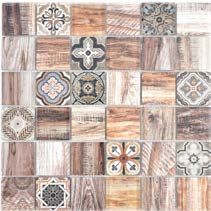 OLDFLOOR 02 design mozaik üveg csempe