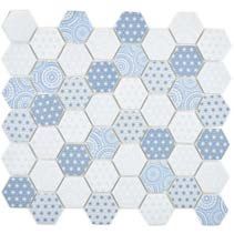 VINTAGE 02 hexagon design mozaik csempe
