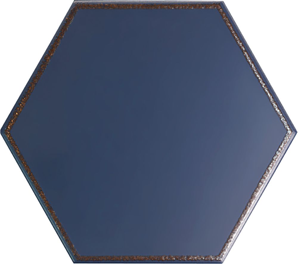 20x24 Astro Hexagon Blue Metal